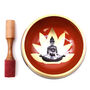 Large Buddha Singing Bowl Set Black/Orange 14cm, thumbnail 7 of 7