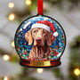 Weimaraner Dog Tree Decoration, thumbnail 1 of 2