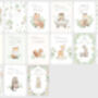 30 Woodland Theme Baby's First Year Milestone Cards, thumbnail 11 of 12