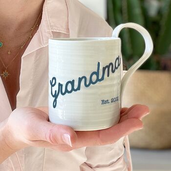 Granny Or Grandma Personalised Porcelain Mug, 2 of 8