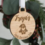 Personalised Baby's 1st Christmas Bauble Decoration, thumbnail 2 of 6