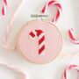 Candy Cane Cross Stitch Kit, thumbnail 1 of 5