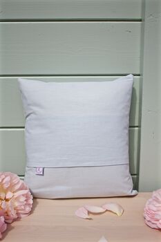 Handmade Soft Knitted Personalised Letter Cushion, 10 of 10