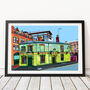 Peveril Of The Peak, Manchester Illustration Art Print, thumbnail 1 of 2