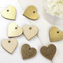 Gold Scatter Hearts For Weddings And Occasions, thumbnail 3 of 3
