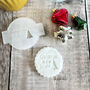 Personalised Christmas Tree Icing Embosser Cupcakes Biscuits, thumbnail 5 of 5