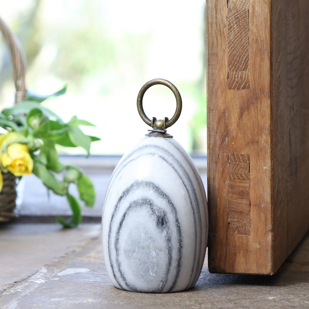 Contemporary Weighted Marble Door Stop By Dibor