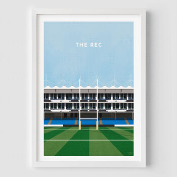 Rugby Stadium Minimalist Art Print Gift Request Any Stadium, 2 of 11