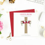 Communion, Christening Or Confirmation Card Red Roses, thumbnail 2 of 5