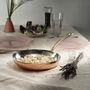 Hammered Copper Frying Pan With Brass Handle, thumbnail 5 of 5