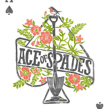 Ace Of Spades Garden Lover's Card By Birdybrain | notonthehighstreet.com