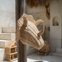 Triceratops Rattan Wall Mask Dinosaur Wall Art, thumbnail 5 of 7