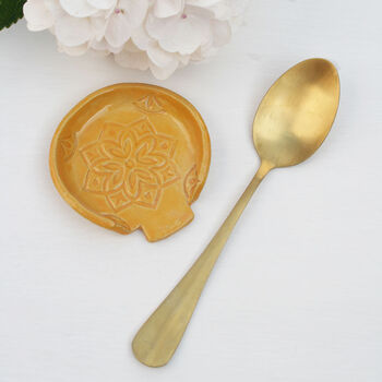 Moroccan Style Mustard Spoon Rest, 3 of 4