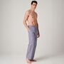 Men's 'Red Pop' Stripe Crisp Cotton Pyjama Trousers, thumbnail 2 of 4