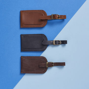 Leather Luggage Tag, 5 of 12
