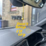 Don't Beep I'll Cry Rearview Mirror Car Accessory Charm, thumbnail 1 of 9