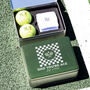 Personalised Checker Tennis Tin With Sweat Band Gift For Dad, thumbnail 1 of 6