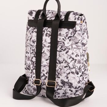 Tree Of Life Monochrome Medium Backpack, 2 of 7