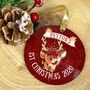 Personalised Baby's First Christmas Decoration, thumbnail 3 of 4