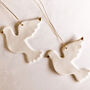 Porcelain Dove With Gold Lustre Detail, thumbnail 2 of 2