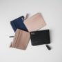 Personalised Leather Zip Mini Cardholder, thumbnail 1 of 6