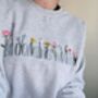 Blooming Mama Embroidered Floral Sweatshirt, thumbnail 3 of 5