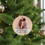 Personalised “First Christmas Married” Ceramic Bauble, thumbnail 8 of 8