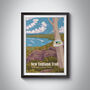 New England National Scenic Trail USA Travel Poster, thumbnail 1 of 8