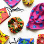 Fruit And Veg Patterned Chunky Scrunchie, thumbnail 6 of 11