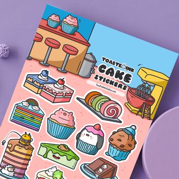 Cake Sticker Sheet | Cute Stickers, 4 of 5