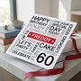Personalised 60th Birthday Card, thumbnail 1 of 5
