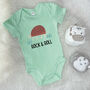 Rock And Roll Armadillo Babygrow, thumbnail 3 of 11