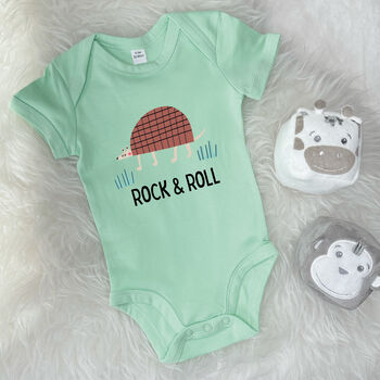 Rock And Roll Armadillo Babygrow, 3 of 11