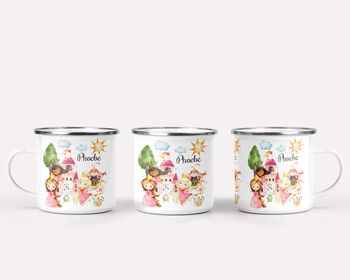 Kids Personalised Princess Placemat, Coaster And Mug Dinner Set, 2 of 5