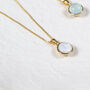 Aurora Mother Of Pearl And Gold Plated Necklace, thumbnail 1 of 4