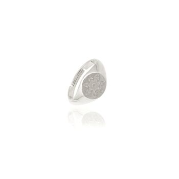 Star Sun Stackable Sterling Silver Ring, 3 of 3