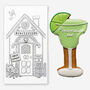Personalised Margarita Summer Cocktail Biscuit, thumbnail 2 of 6