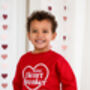 Valentines 'Mini Heartbreaker' Personalised Name Embroidered Sweatshirt, thumbnail 4 of 9