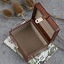 Leather Watch Box With Chrome Clasp, thumbnail 4 of 5