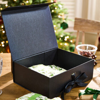 Personalised Luxury A4 Black Gift Box, 3 of 6