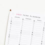 2026 Portrait Year Planner Calendar, thumbnail 2 of 3