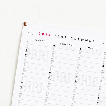 2026 Portrait Year Planner Calendar, 2 of 3