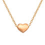 Valentine's Rose Gold Plated Heart Necklace In Gift Tin, thumbnail 2 of 10