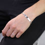 Personalised Sterling Silver Curb Identity Bracelet, thumbnail 2 of 9