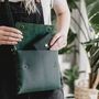 Green Leather Handbag Medium, thumbnail 2 of 4