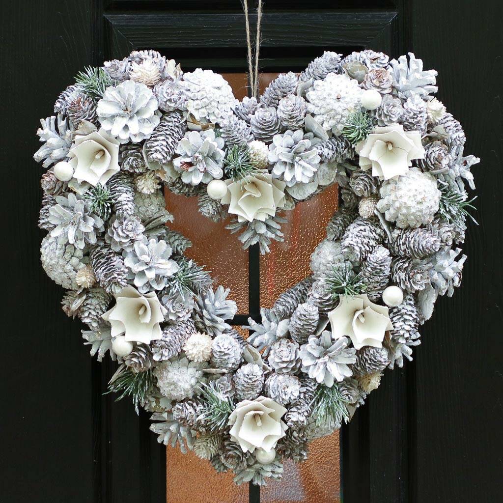 Christmas Heart Wreath 