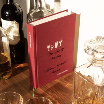 Personalised My Drinks Journal Gift Book, 3 of 5