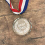 Best Girlfriend Glass Medal Custom Engraved Crystal Award, thumbnail 3 of 3