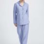 Women's Pyjamas In Staffordshire Blue Flannel, thumbnail 1 of 4