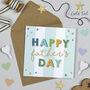Celebration Father's Day Card Gold Foil, thumbnail 1 of 3